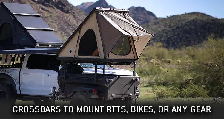 OVS Off Road Trailer Tent Upright Posts (Set of 2 with Mounts) by OVS