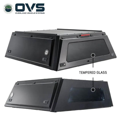 OVS Expedition - Truck Cap W/Full Wing Doors, Front and Rear Windows & 3rd Brake Light by OVS