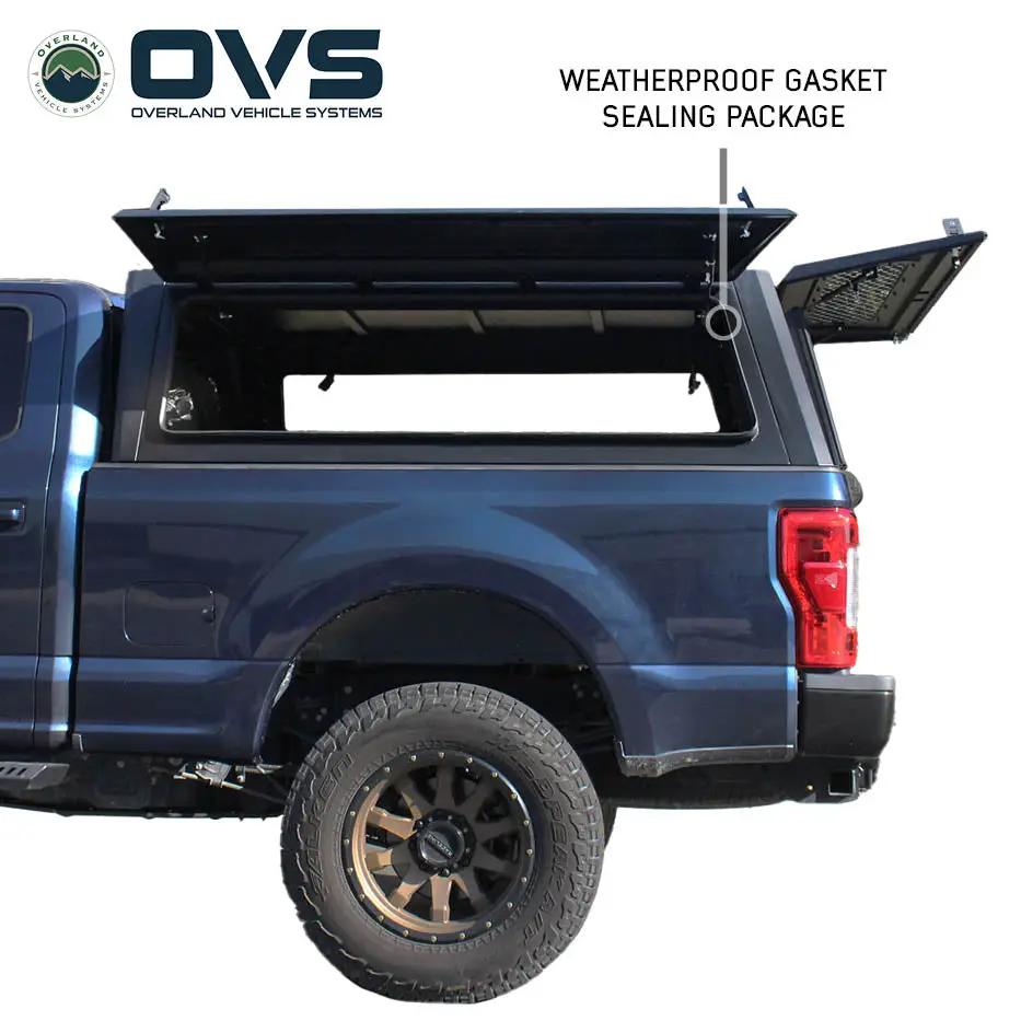 OVS Expedition - Truck Cap W/Full Wing Doors, Front and Rear Windows & 3rd Brake Light by OVS
