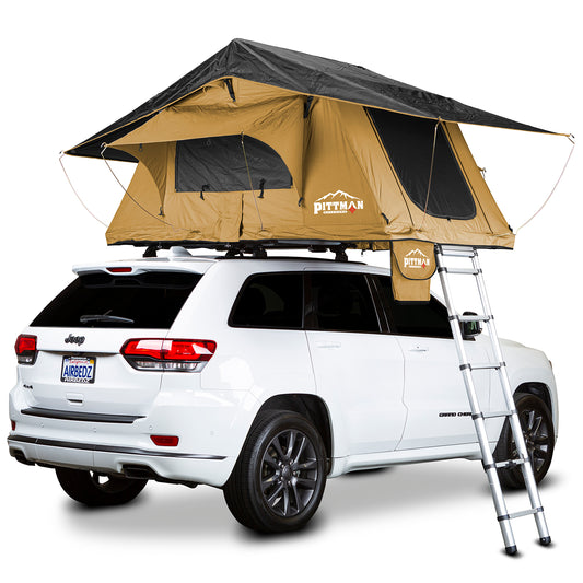 AirBedz TNT1.4 Series - Main Tent Color: Desert Brown Black Trim - Rainfly Color: Black Desert Trim - AirBedz - PPI-TNT1.4DSTB_BDST - Auto Expedition