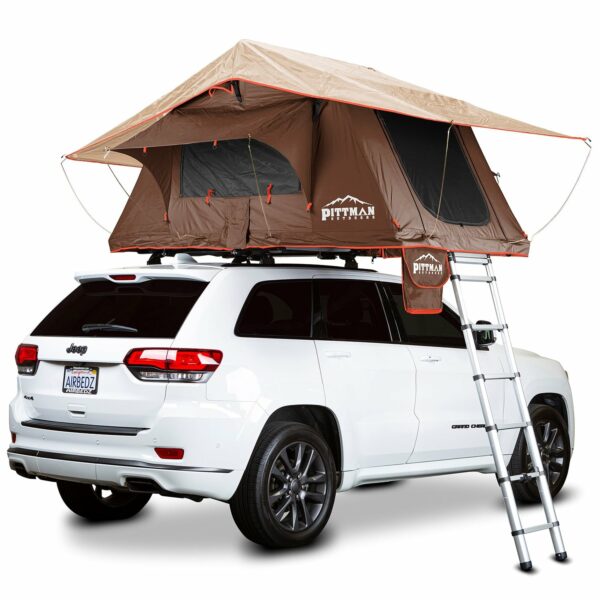 AirBedz TNT1.9 Series - Main Tent Color: Coffee Brown Orange Trim - Rainfly Color: Khaki Orange Trim