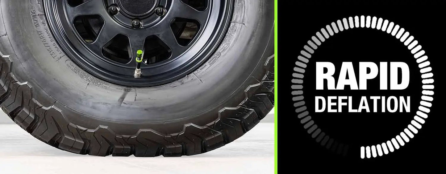 UDA 4 Piece Adjustable Tire Deflator Kit & Storage Bag by UDA