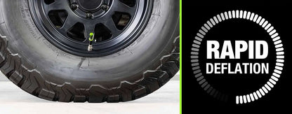 UDA 4 Piece Adjustable Tire Deflator Kit & Storage Bag by UDA