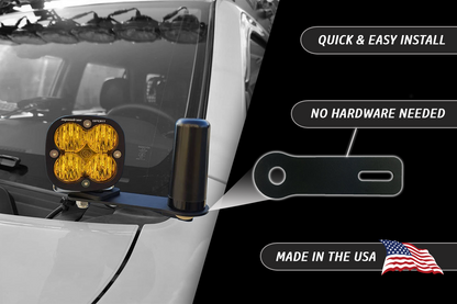Rago Fabrication Ditch Light Bracket by Rago Fabrication