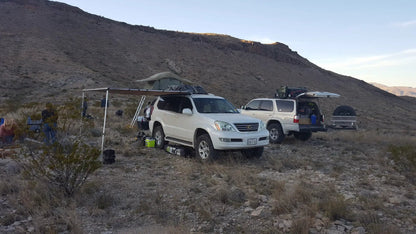 Rago Fabrication Lexus GX 470 Canopy/Awning Mounts for Factory Roof Rail by Rago Fabrication