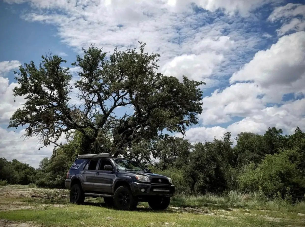 Rago Fabrication 2010-2020 Toyota 4Runner Canopy/ Awning Mounts For Factory Roof Rail by Rago Fabrication