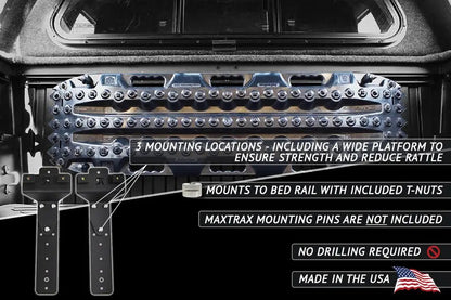 Rago Fabrication Toyota Tundra & Tacoma Bed Rail Recovery Board Mounts by Rago Fabrication