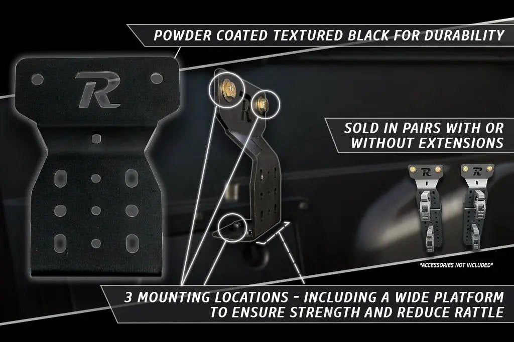Rago Fabrication Tacoma Bed Rail Modular Accessory Mount Extension by Rago Fabrication