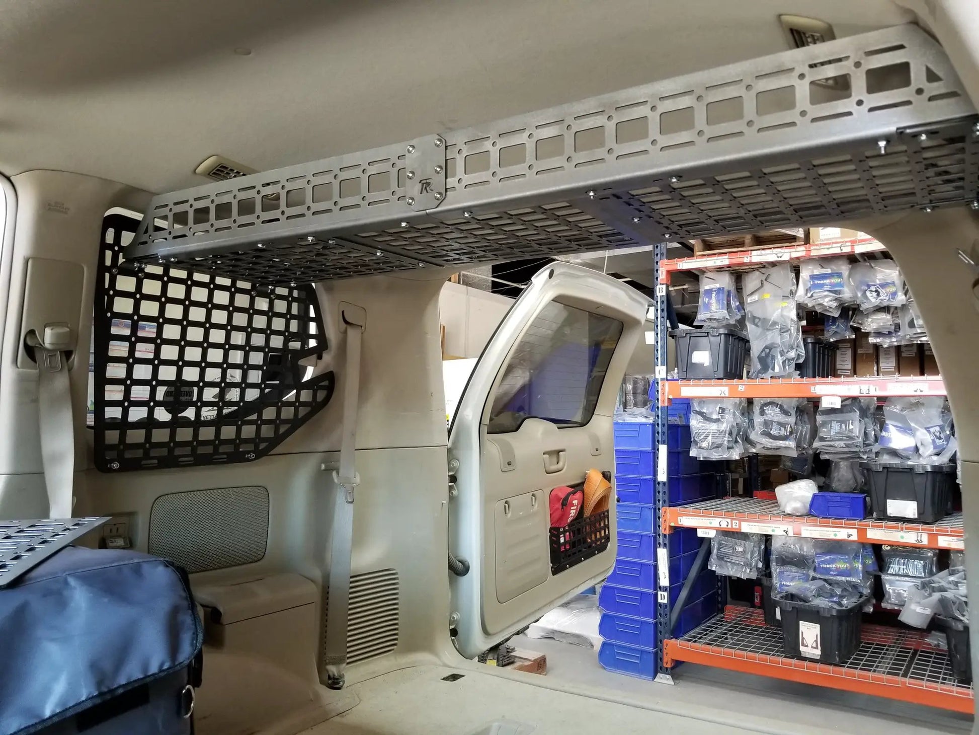 Rago Fabrication 2002-2009 Lexus GX470 Molle Storage Panel Shelf by Rago Fabrication