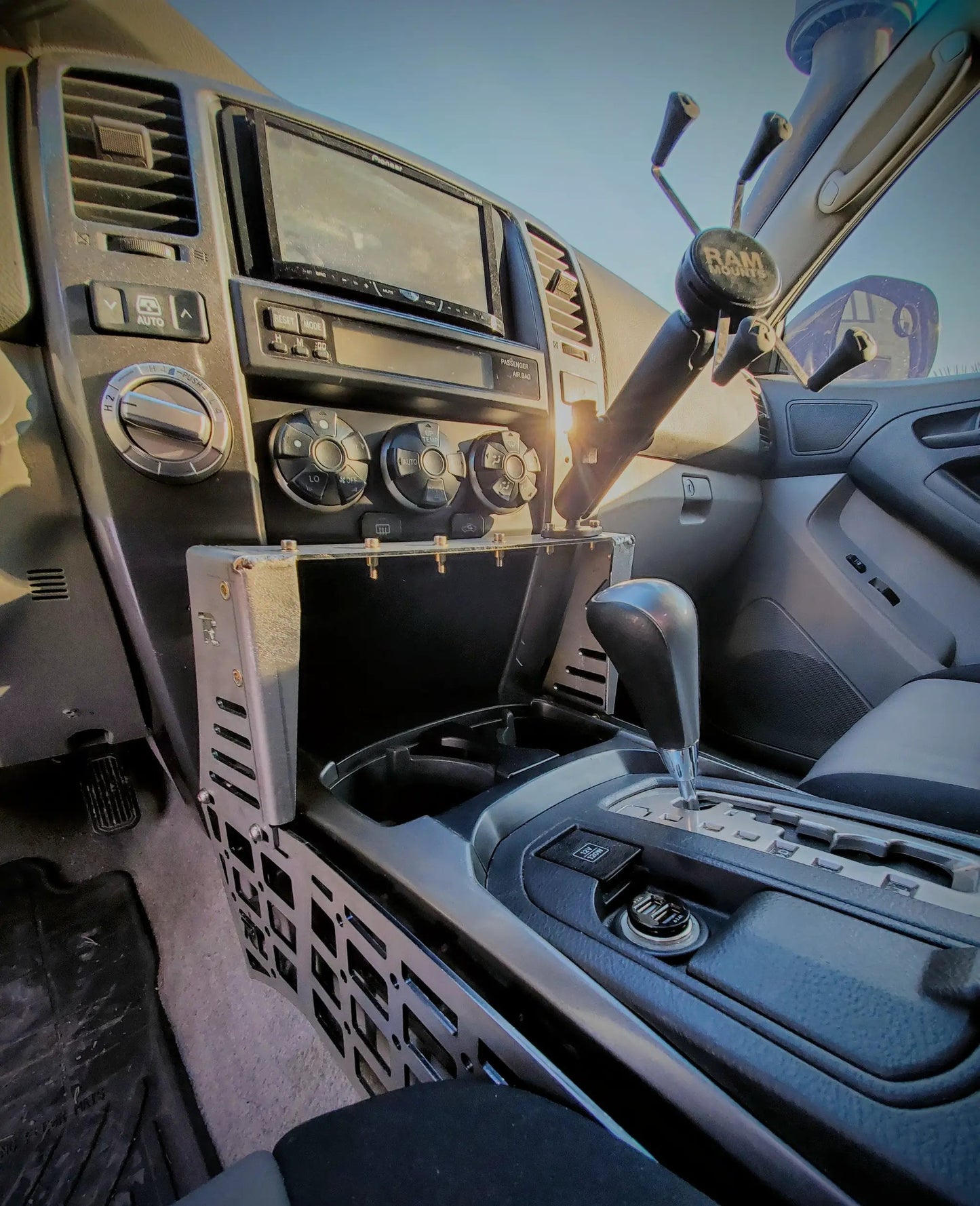 Rago Fabrication 2003-2009 4th Gen Toyota 4Runner Center Console Molle Storage Panel by Rago Fabrication
