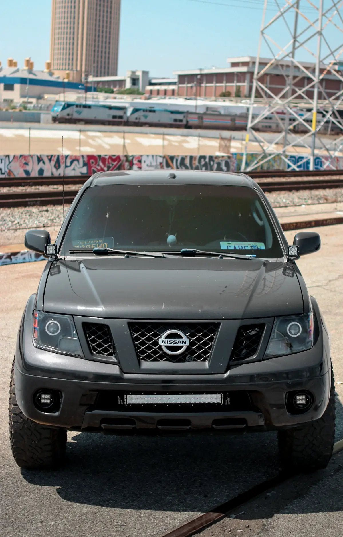 Rago Fabrication 2005-2017 2nd Gen Nissan Frontier Ditch Light Brackets by Rago Fabrication