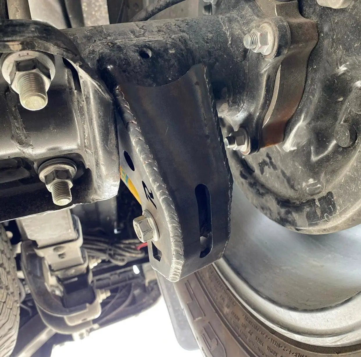 Rago Fabrication 2005-2015 2nd Gen Toyota Tacoma Rear Shock Guards by Rago Fabrication