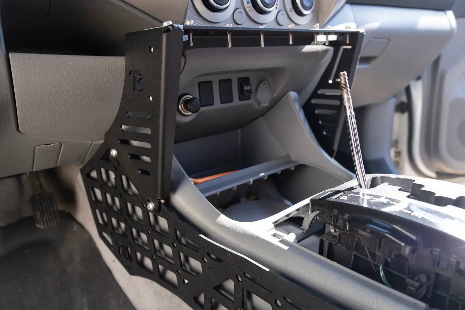 Rago Fabrication 2005-2015 2nd Gen Toyota Tacoma Center Console Molle Storage Panel by Rago Fabrication