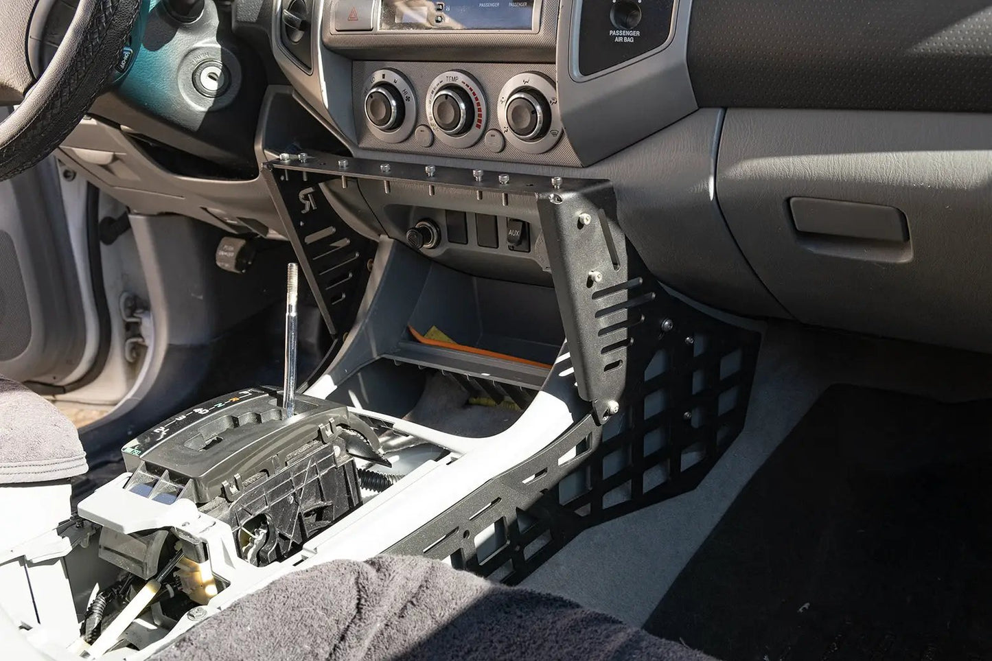 Rago Fabrication 2005-2015 2nd Gen Toyota Tacoma Center Console Molle Storage Panel by Rago Fabrication