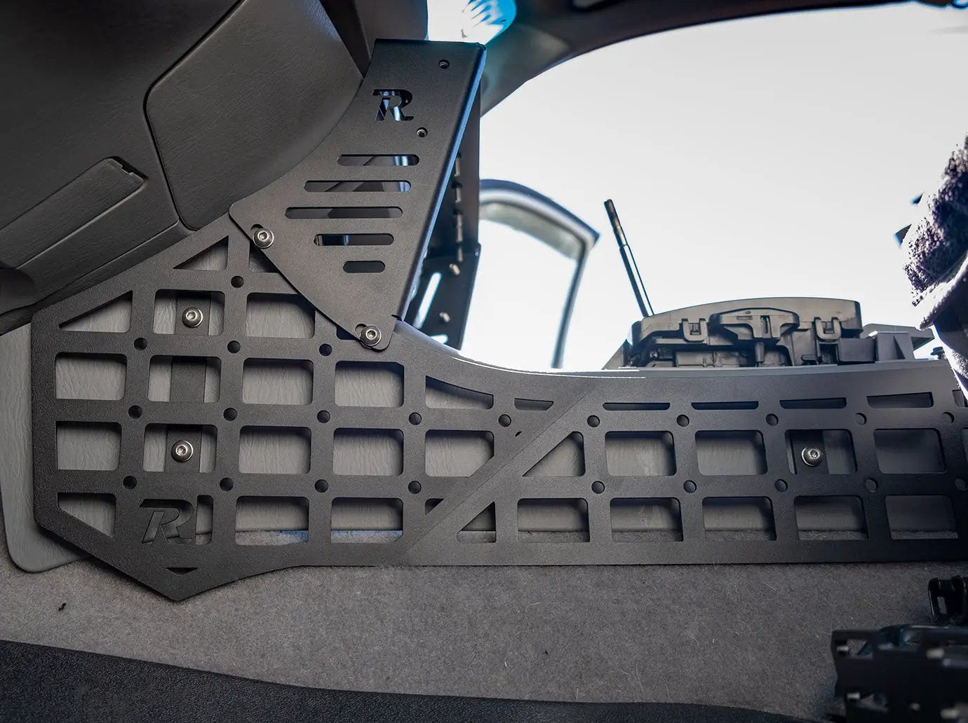 Rago Fabrication 2005-2015 2nd Gen Toyota Tacoma Center Console Molle Storage Panel by Rago Fabrication