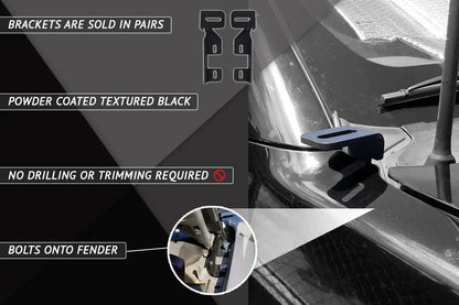 Rago Fabrication 2005-2015 Nissan Xterra Ditch Light Brackets by Rago Fabrication