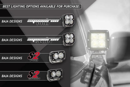 Rago Fabrication 2005-2015 Nissan Xterra Ditch Light Brackets by Rago Fabrication