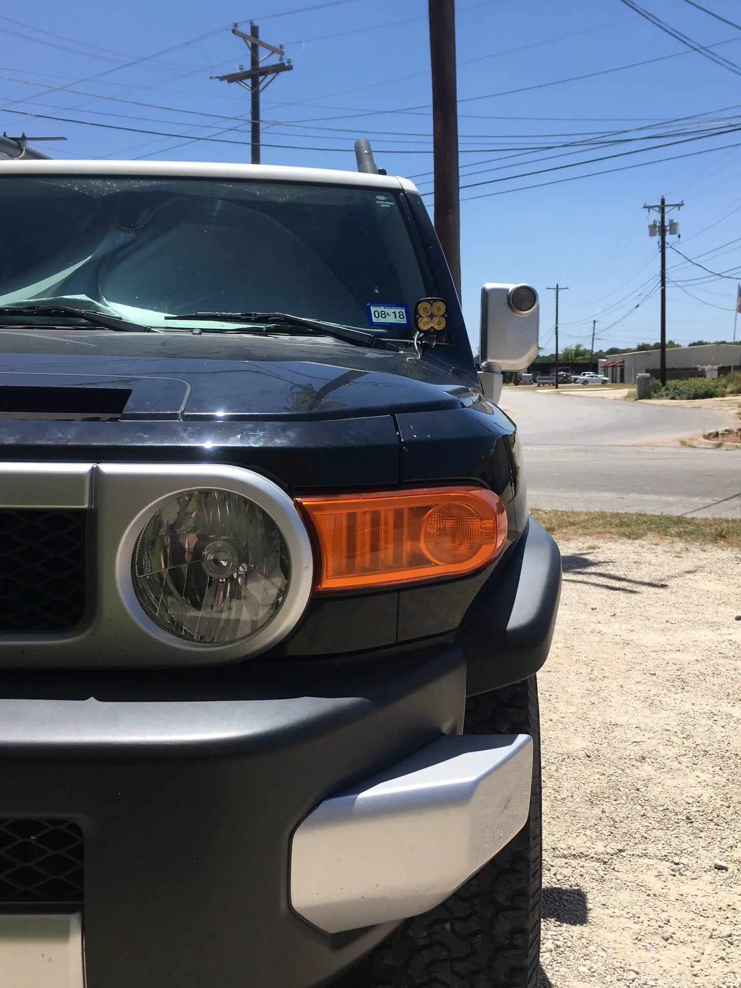 Rago Fabrication 2006-2014 Toyota FJ Cruiser Ditch Light Brackets by Rago Fabrication