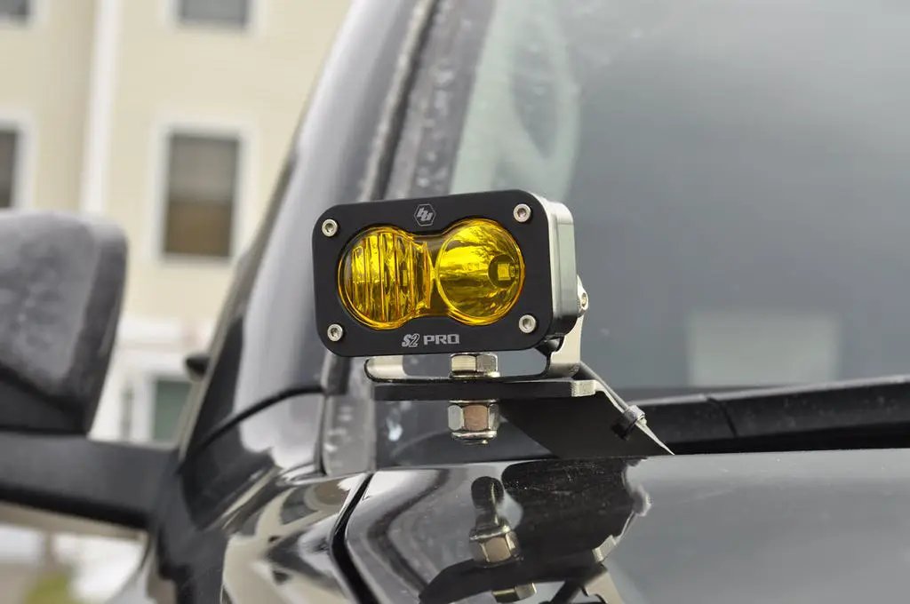 Rago Fabrication 2010-2023 5th Gen Toyota 4Runner Low Profile Ditch Light Brackets by Rago Fabrication