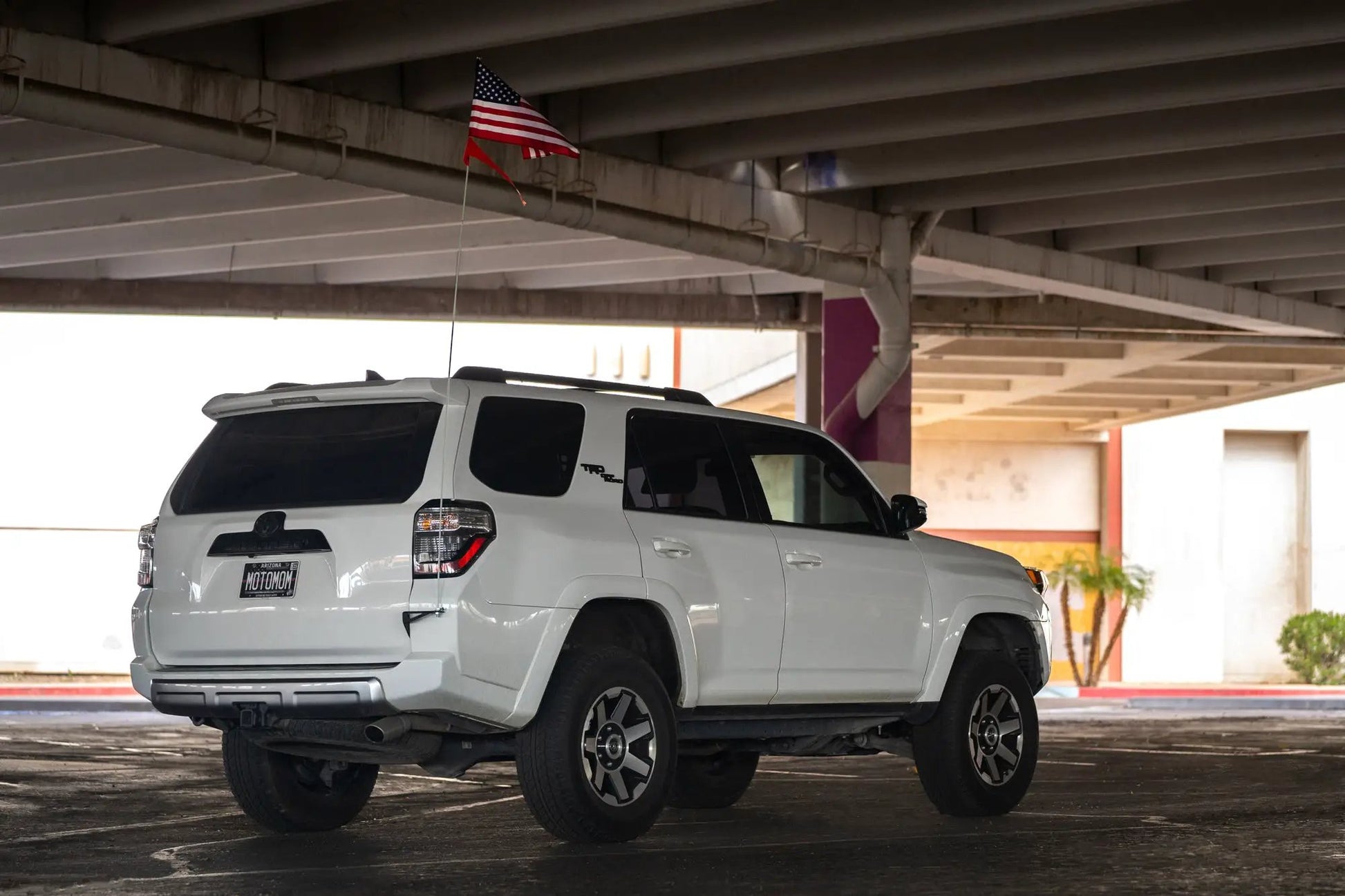 Rago Fabrication 2010-2023 5th Gen Toyota 4Runner CB Antenna or Whip Flag Mount by Rago Fabrication