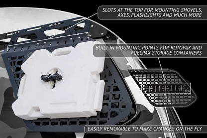 Rago Fabrication 2010-2023 5th Gen Toyota 4Runner E-MSP (Exterior Molle Storage Panel) by Rago Fabrication