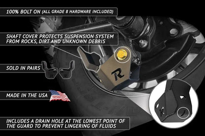 Rago Fabrication 2010-2023 5th Gen Toyota 4Runner Lower Shock Guard by Rago Fabrication