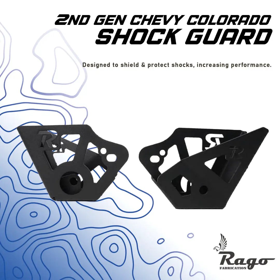 Rago Fabrication 2nd Gen Chevy Colorado Shock Guard by Rago Fabrication