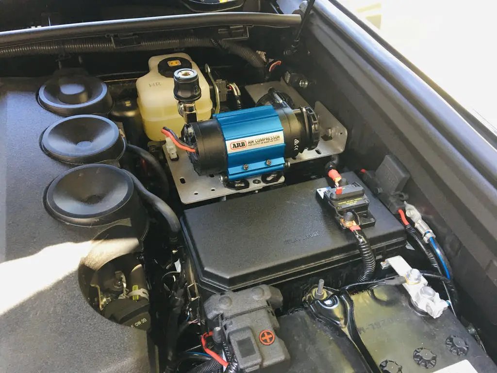 Rago Fabrication 2010-2023 5th Gen Toyota 4Runner Air Compressor Mount by Rago Fabrication