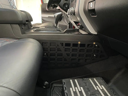 Rago Fabrication 2014-2021 3rd Gen Tundra Center Console Molle Storage Panel Organizer by Rago Fabrication