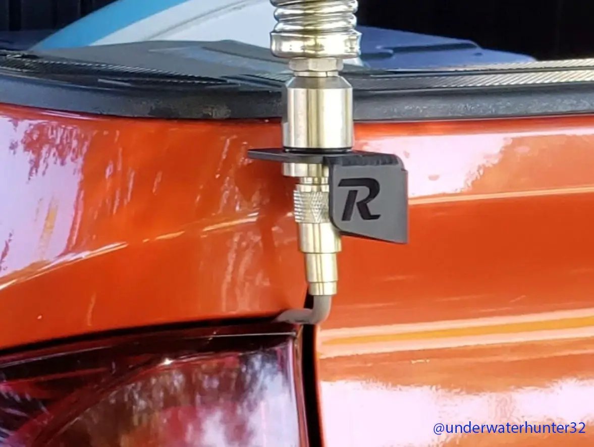 Rago Fabrication 2016-2023 3rd Gen Toyota Tacoma CB Antenna Mount or Whip Flag Mount by Rago Fabrication