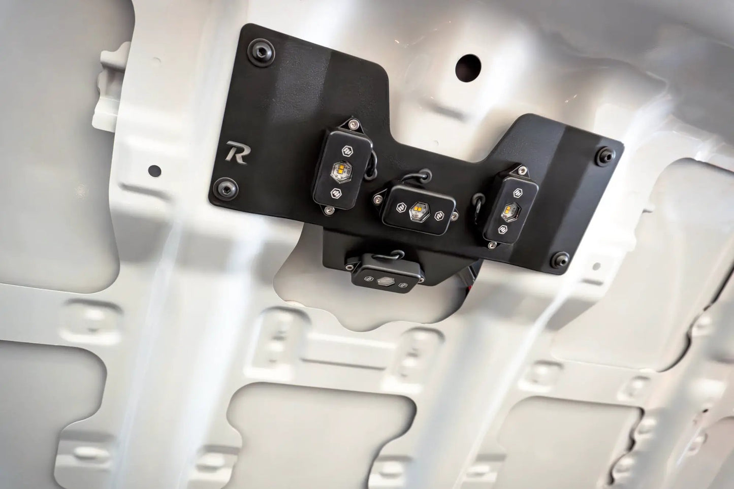Rago Fabrication 2nd & 3rd Gen Tacoma Hood Light Bracket by Rago Fabrication