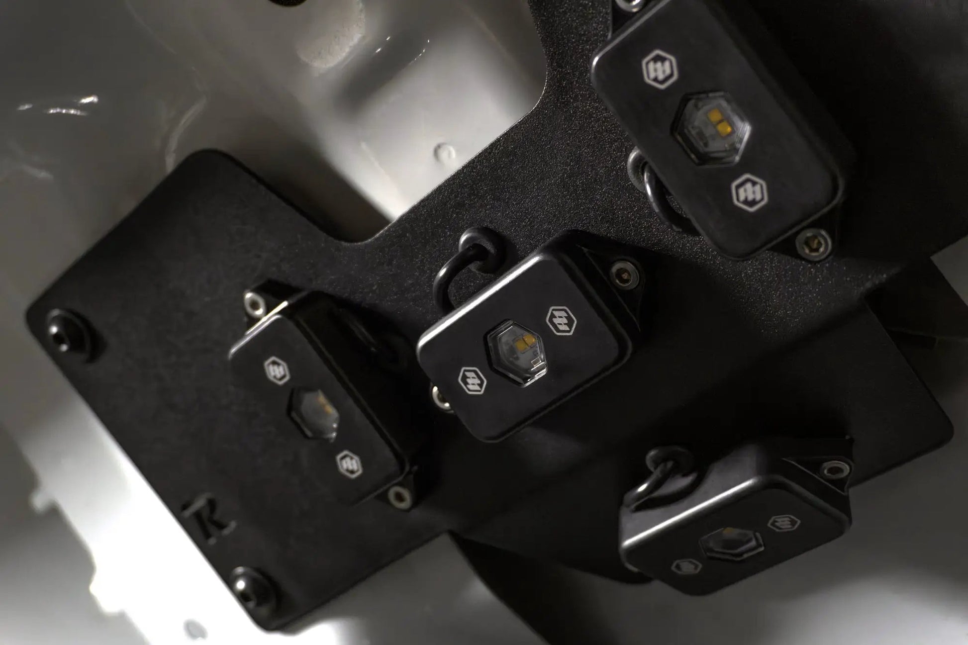 Rago Fabrication 2nd & 3rd Gen Tacoma Hood Light Bracket by Rago Fabrication