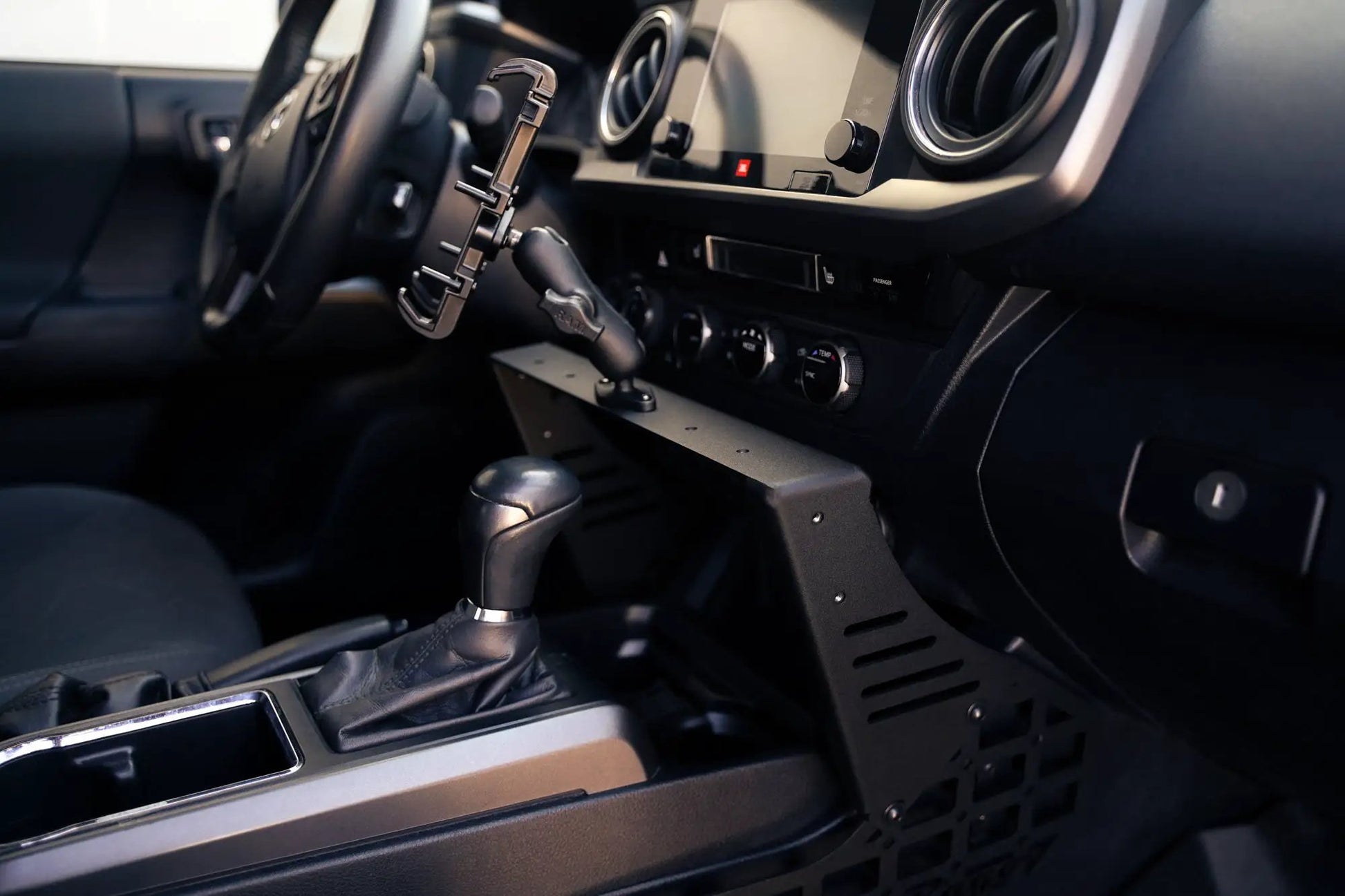 Rago Fabrication 2016-2023 3rd Gen Toyota Tacoma Center Console Molle Storage Panel by Rago Fabrication