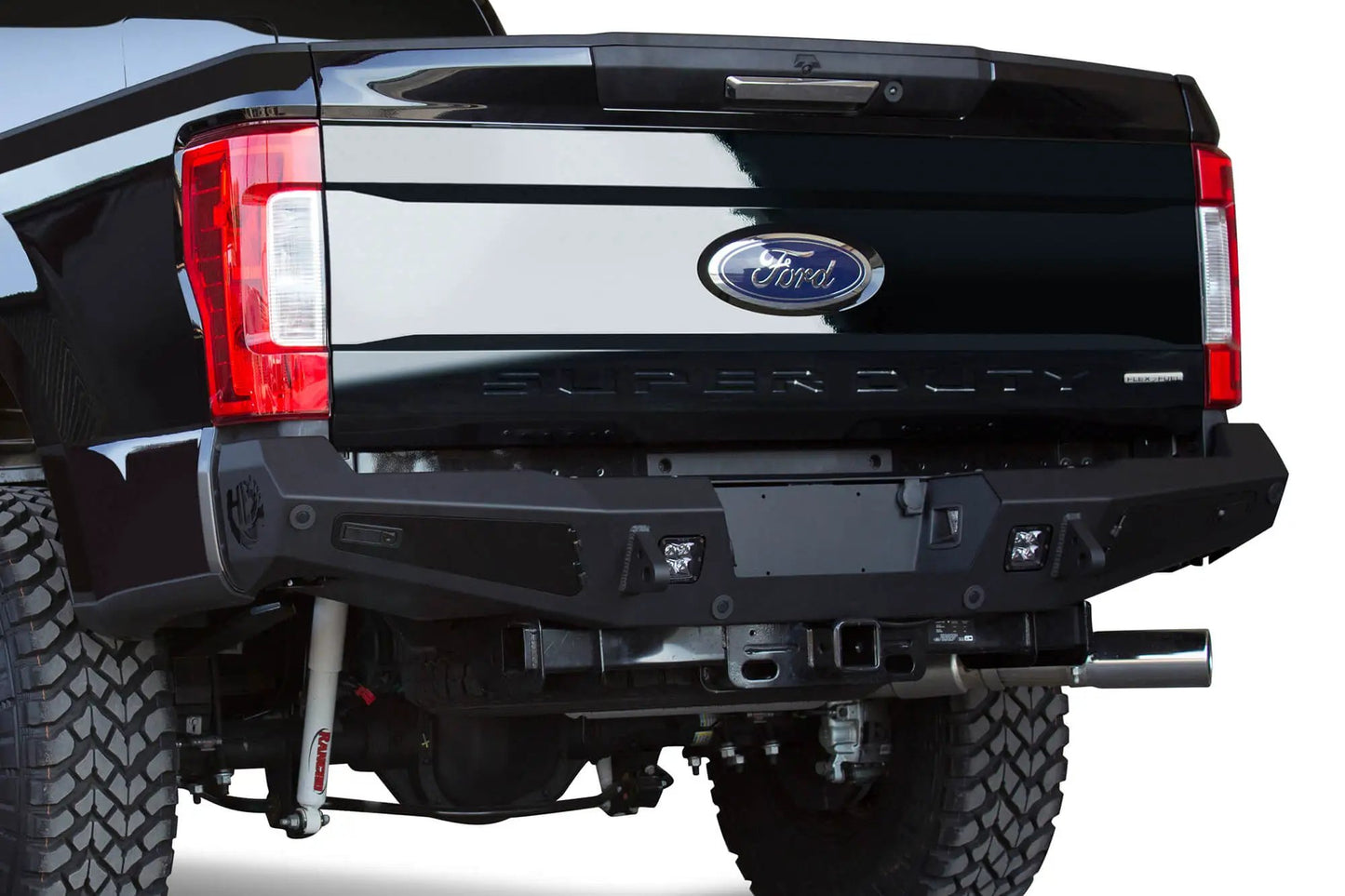 Addictive Desert Designs 2017 - 2019 Ford Super Duty HoneyBadger Rear Bumper by Addictive Desert Designs