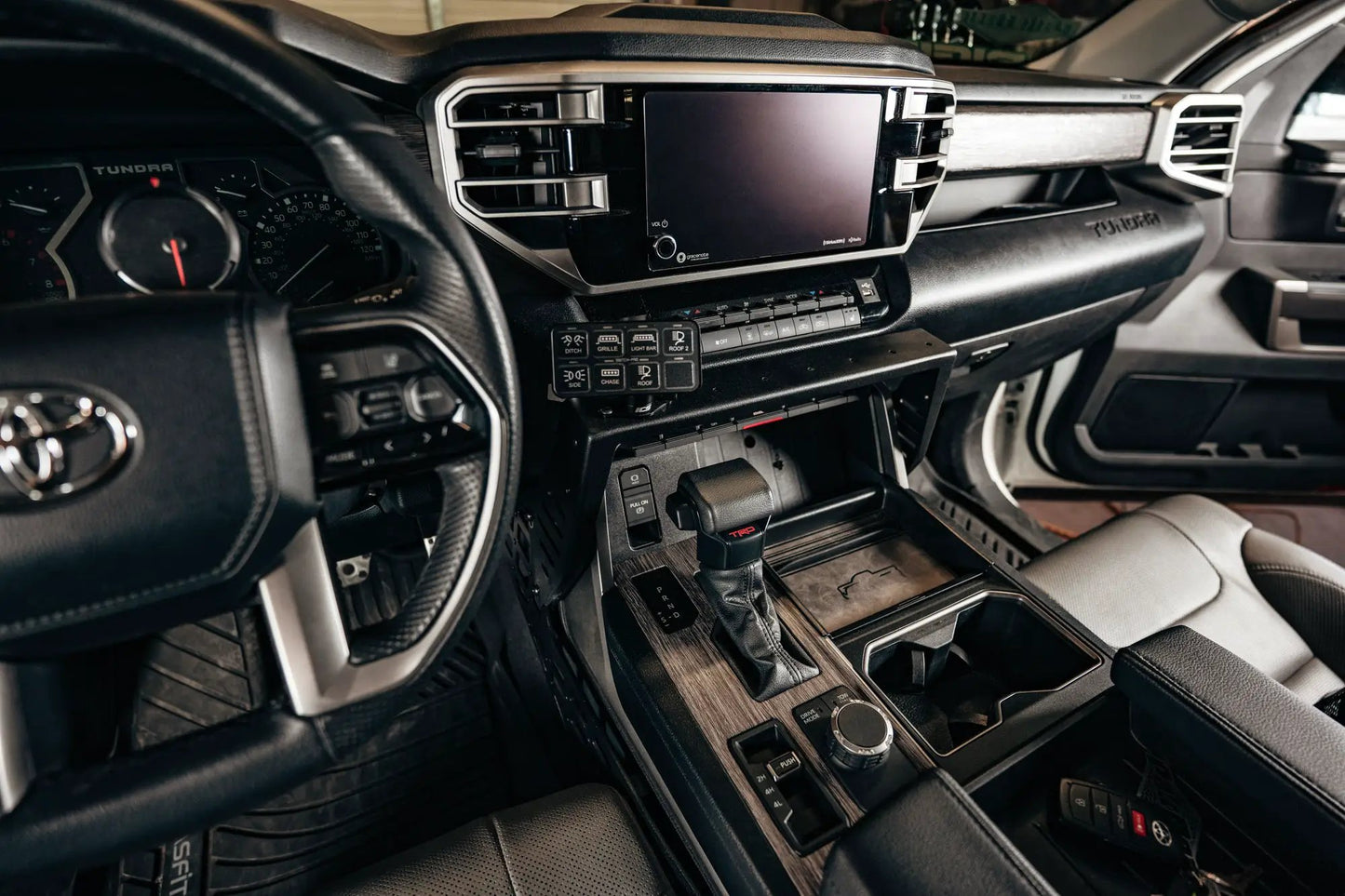 Rago Fabrication 3rd Gen Tundra Center Console & Digital Device Bridge by Rago Fabrication