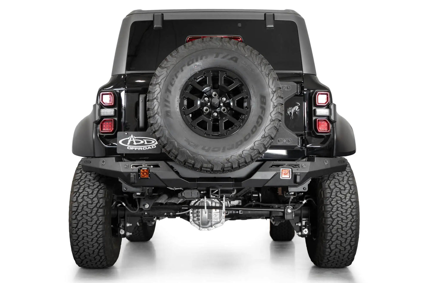 Addictive Desert Designs Ford Bronco Raptor Phantom Rear Bumper by Addictive Desert Designs