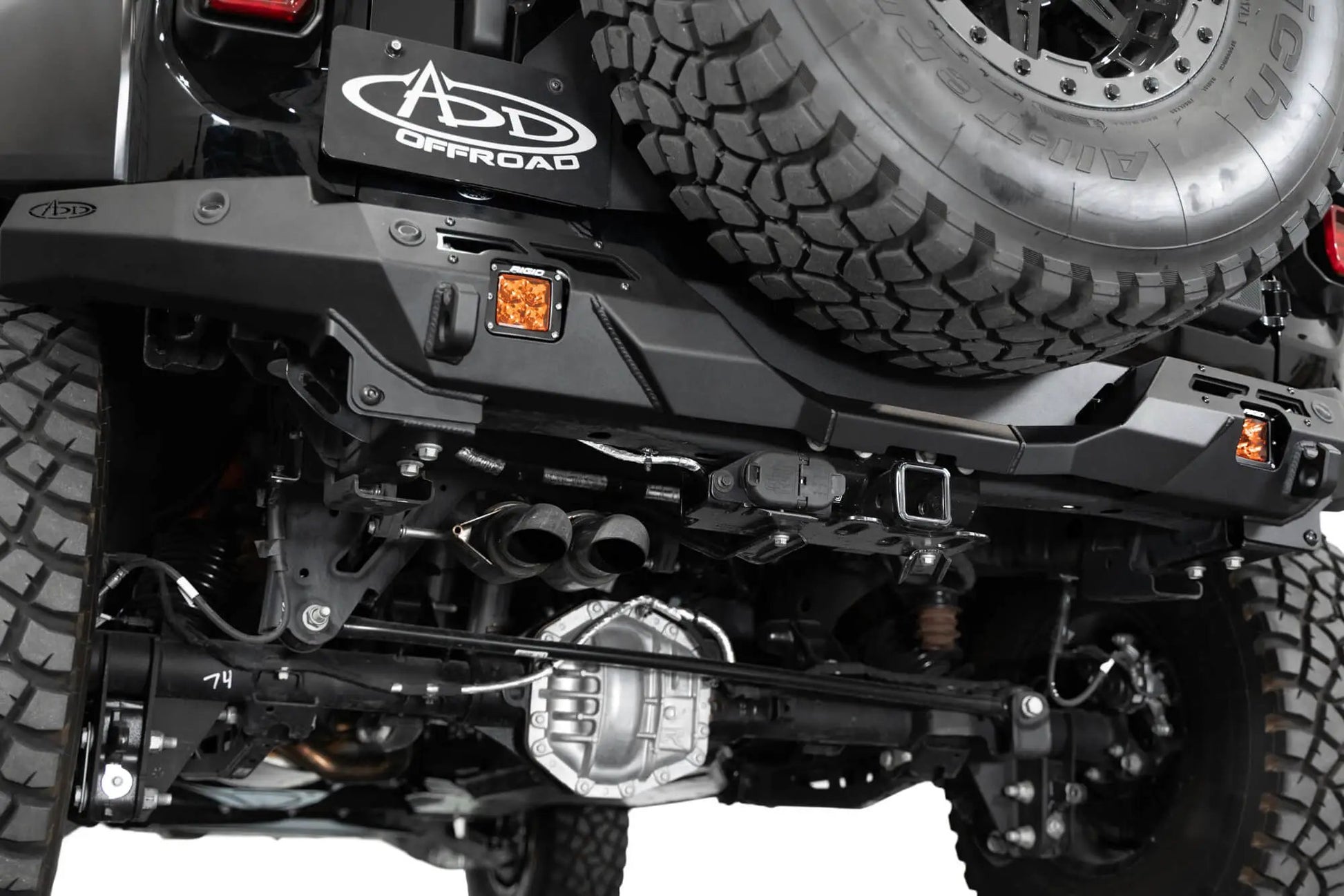 Addictive Desert Designs Ford Bronco Raptor Phantom Rear Bumper by Addictive Desert Designs