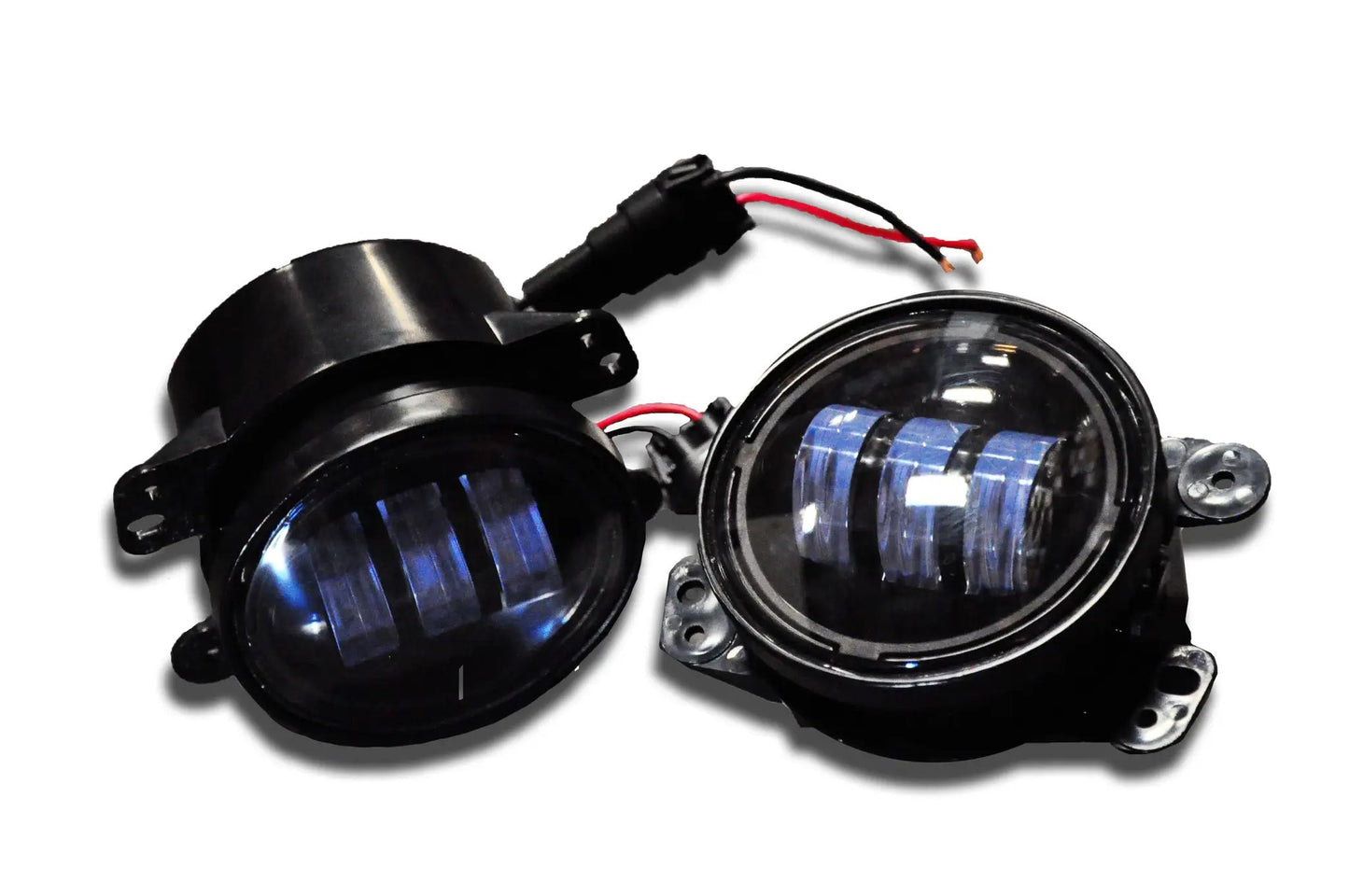 DV8 Offroad 07-18 Jeep JK Fog Light; 4 in. Round; Pair by DV8 Offroad