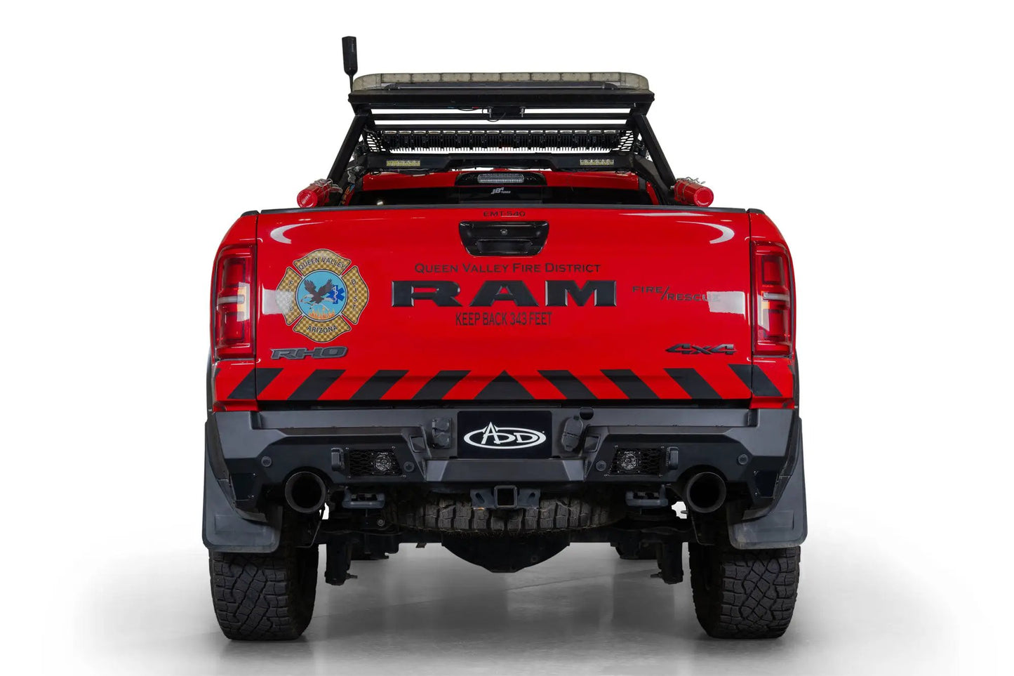 Addictive Desert Designs 2025 Ram RHO Stealth Fighter Rear Bumper by Addictive Desert Designs