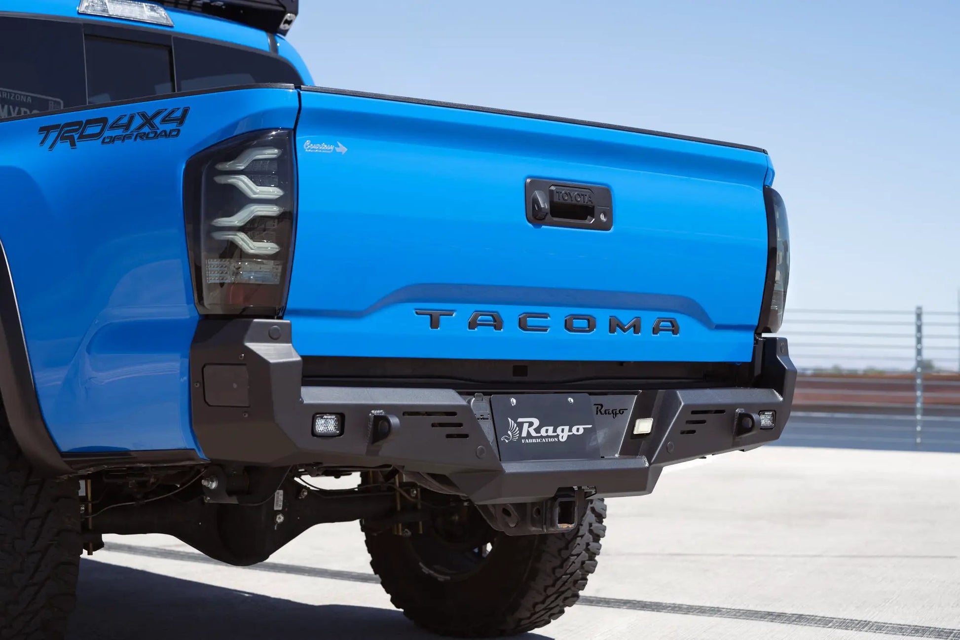 Rago Fabrication 2016-2022 Toyota Tacoma Rear Bumper by Rago Fabrication