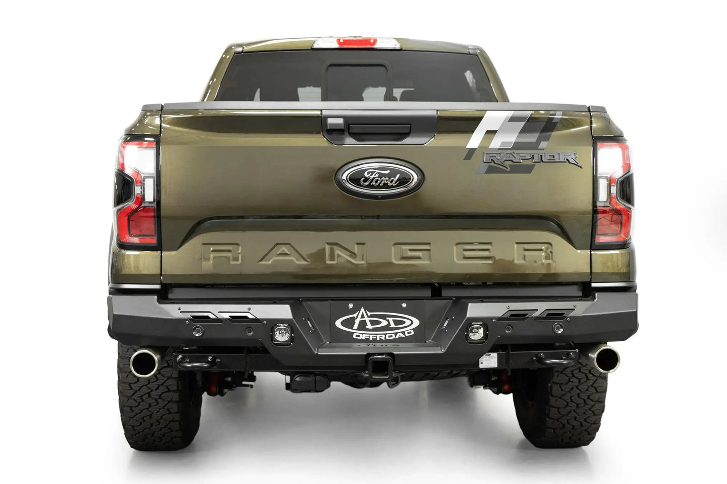 Addictive Desert Designs Ford Ranger Raptor Phantom Rear Bumper by Addictive Desert Designs