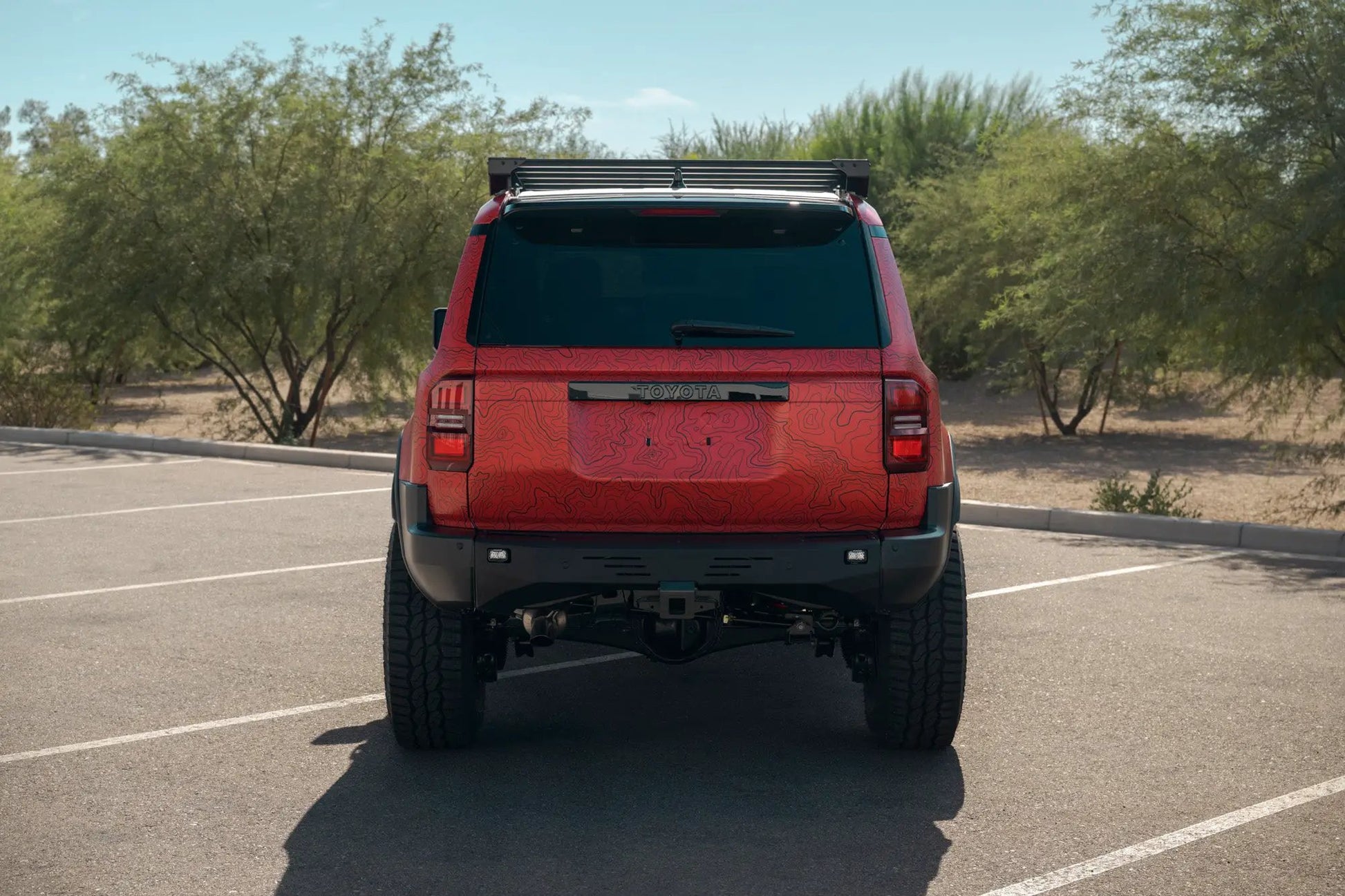 Rago Fabrication 2024 Toyota Land Cruiser Center Mount Rear Bumper by Rago Fabrication