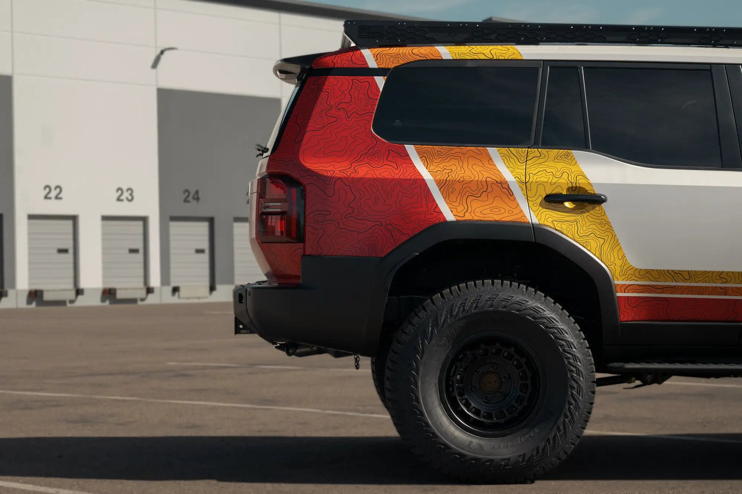 Rago Fabrication 2024 Toyota Land Cruiser Center Mount Rear Bumper by Rago Fabrication