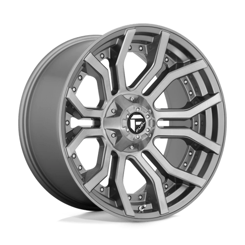 Fuel 1PC D713 RAGE 24X12 8X170 125.1 GLR -44MM by Fuel 1PC