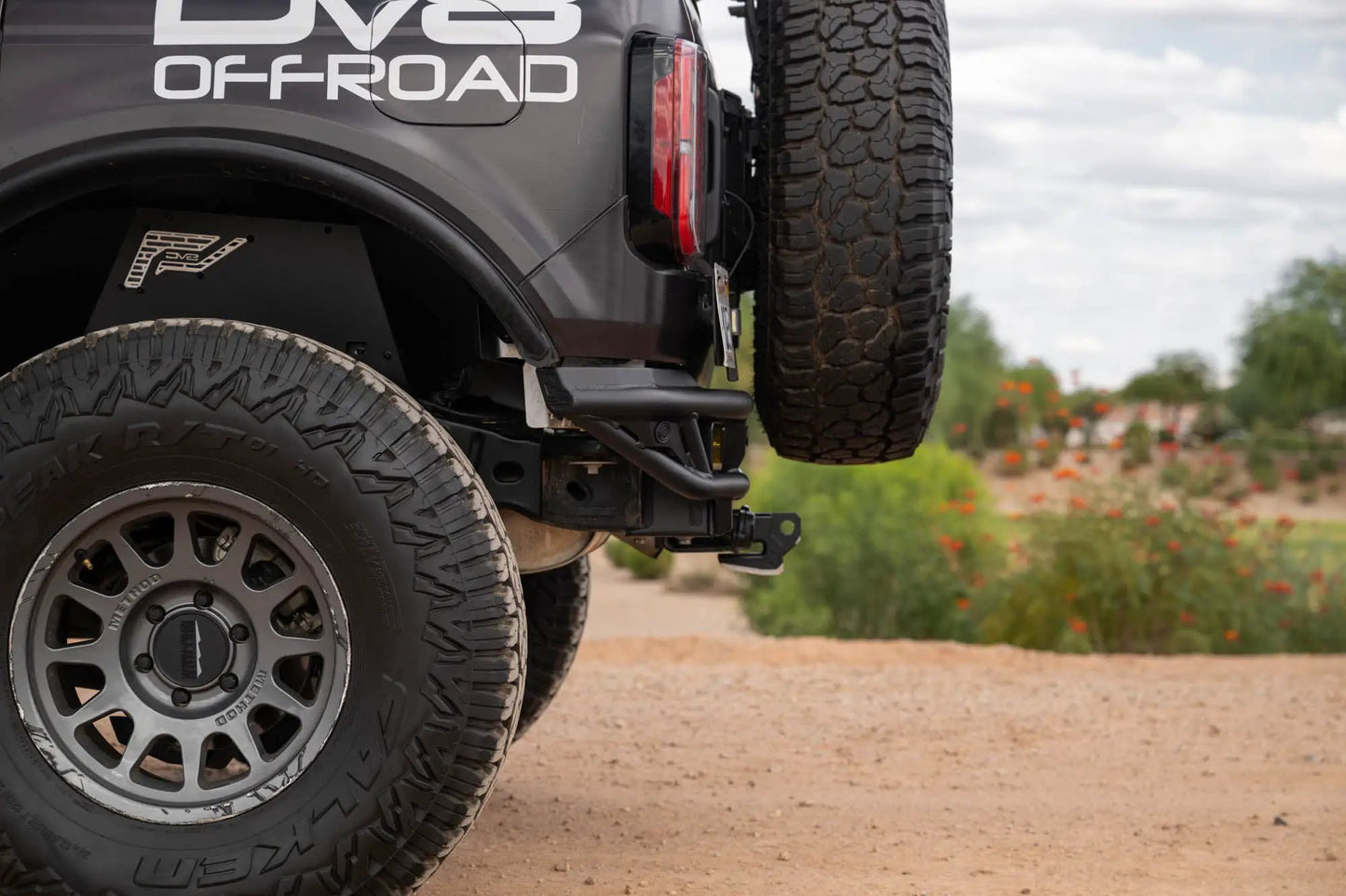 DV8 Offroad 2021-2025 Ford Bronco Rear Tube Bumper by DV8 Offroad