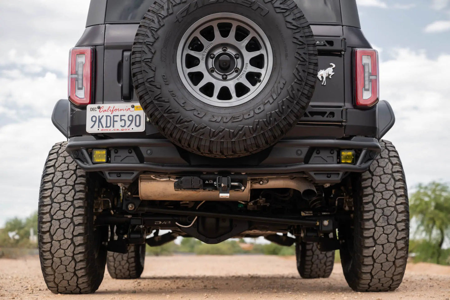 DV8 Offroad 2021-2025 Ford Bronco Rear Tube Bumper by DV8 Offroad