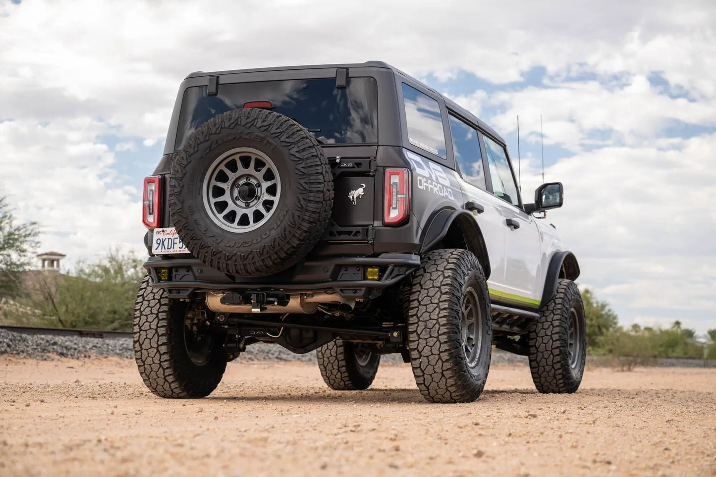 DV8 Offroad 2021-2025 Ford Bronco Rear Tube Bumper by DV8 Offroad