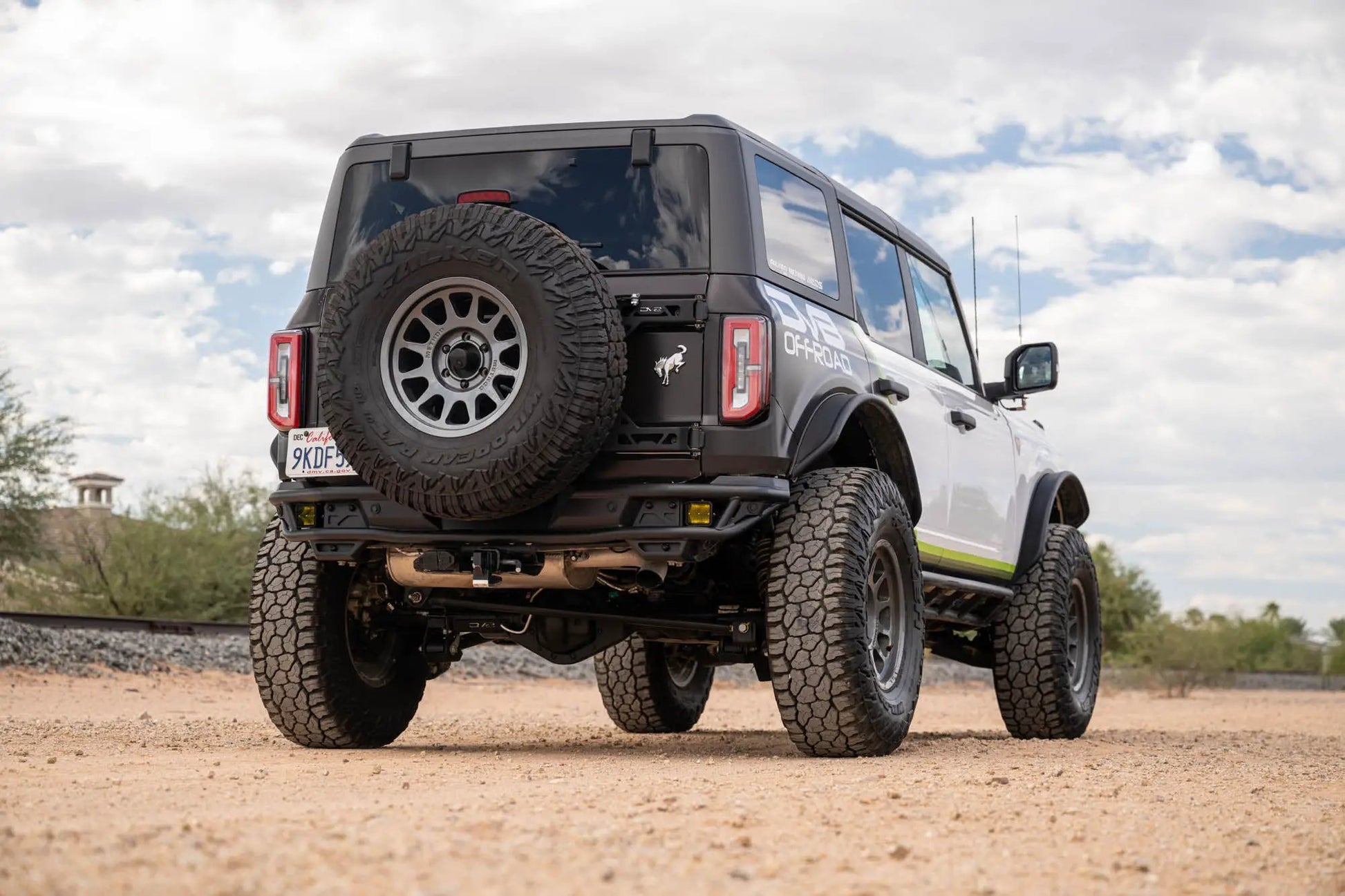 DV8 Offroad 2021-2025 Ford Bronco Rear Tube Bumper by DV8 Offroad