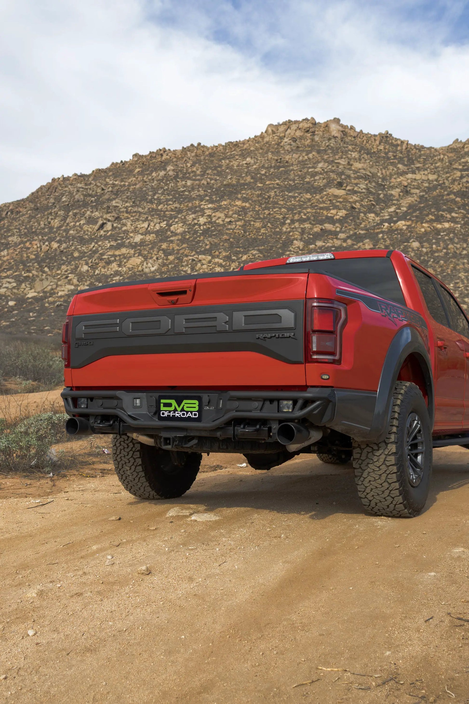 DV8 Offroad 2017-2020 Ford F-150 Raptor Tube Rear Bumper by DV8 Offroad