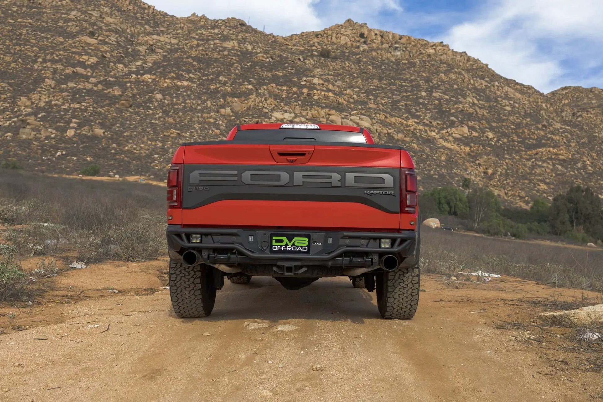 DV8 Offroad 2017-2020 Ford F-150 Raptor Tube Rear Bumper by DV8 Offroad